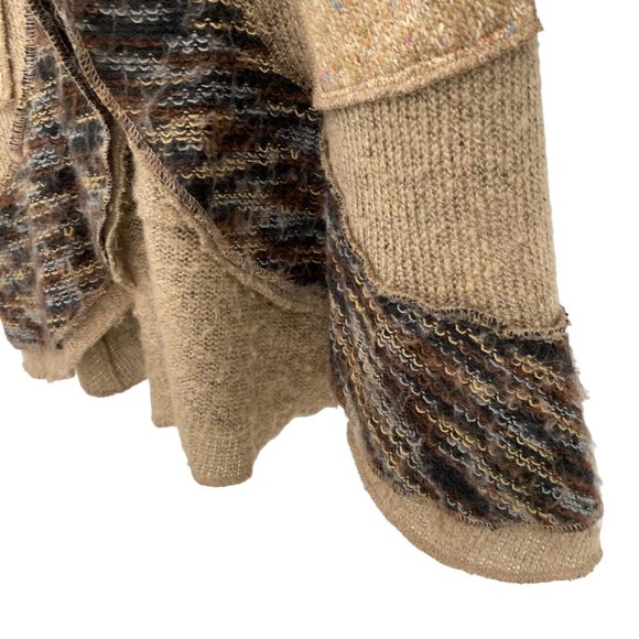 Fantazia Lagenlook Cardigan Swirl Sweater Coat Cardi Women's Medium Layered - Picture 8 of 10